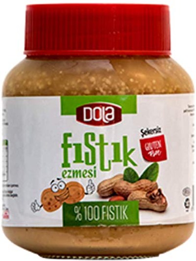 Dola Fıstık Ezmesi Şekersiz Glutensiz 350 Gr
