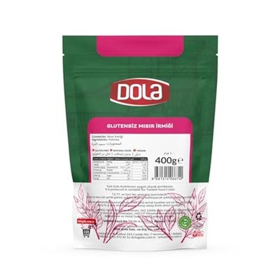 Dola Glutensiz Mısır İrmiği 400 g