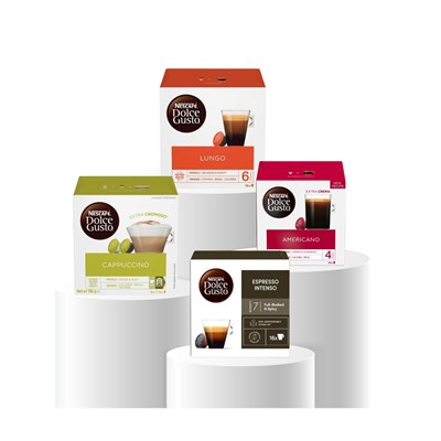 Dolce Gusto Kapsül Kahve Seti 64 Kapsül, 16 x 4 Paket
