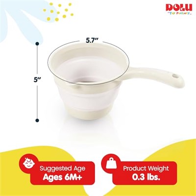 Dolu Nuve Katlanabilir Maşrapa- Bej 7361