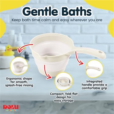 Dolu Nuve Katlanabilir Maşrapa- Bej 7361