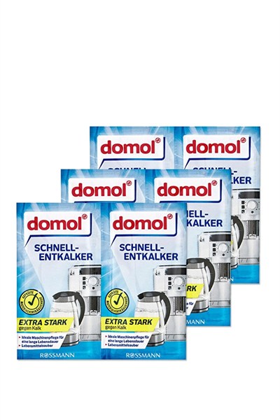 DOMOL Kettle Kahve Makinesi Kireç Çözücü Toz 2li Paket (3 Adet)