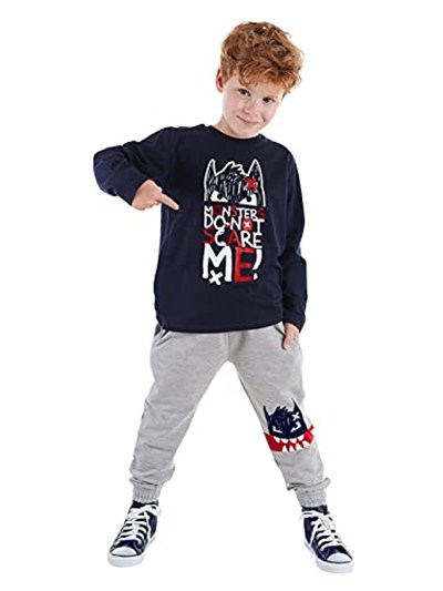 Dont Scare Erkek Çocuk T-shirt Pantolon Takım