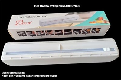 Doori Streç Film ve Aluminyum Folyo Kesme Streç Film Kesici Vakum Sabitlemeli Streç Film Kesim Kutusu