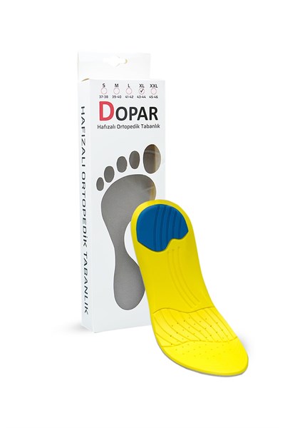 Dopar Hafızalı Ortopedik Tabanlık Kesilebilir Rahatlatıcı Ayakkabı Tabanlığı 41-46