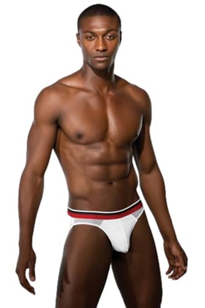 DOREANSE 1212 ERKEK MODAL BEYAZ JOCKSTRAP TANGA STRİNG