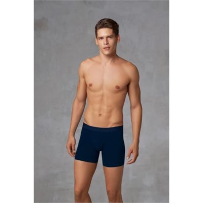 DOREANSE 1742 ERKEK PAMUKLU 3 LÜ ANTRASİT-SİYAH-LACİVERT BOXER