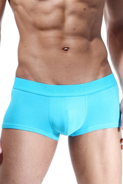 Doreanse 1760 Erkek Beyaz Pamuklu ve Modal Dar Kesim Boxer
