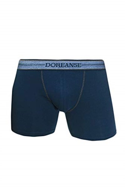 DOREANSE 1776 ERKEK MODAL KOT DESEN MAVİ BOXER