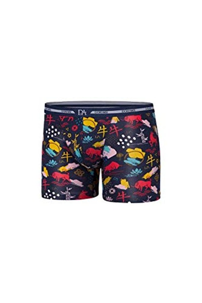 Doreanse Erkek Memox Baskılı Modal Normal Paça Renkli Boxer 1849