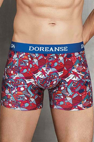 Doreanse Erkek Modal Baskılı Normal Paça Boxer 1703