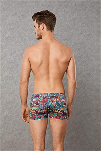 Doreanse Erkek Modal Çok Renkli Baskılı Torbalı Normal Paça Boxer 1807