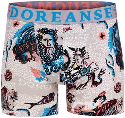 Doreanse Erkek Modal Çok Renkli Baskılı Torbalı Normal Paça Boxer 1806