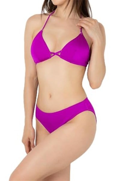 DoReMi Bağlama Detaylı Normal Bel Bikini Takım