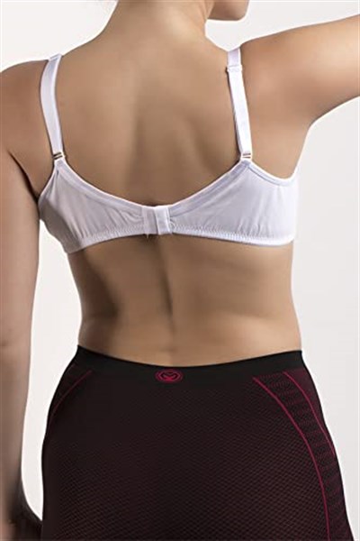 DoReMi Balensiz%100 Doğal Pamuk Comfort Sütyen BEYAZ 80