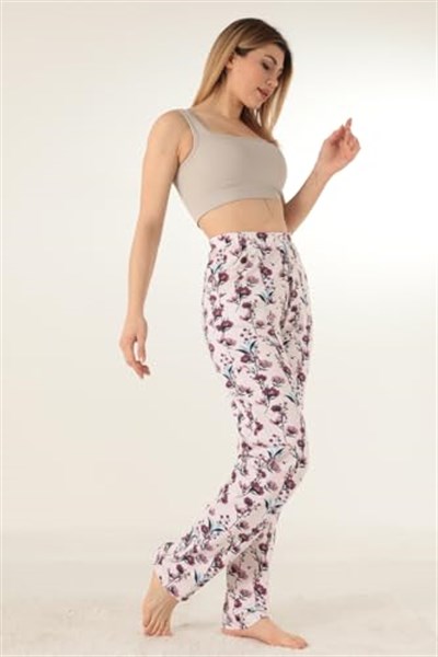 Doremi Bayan Çiçek Desenli Pijama Altı