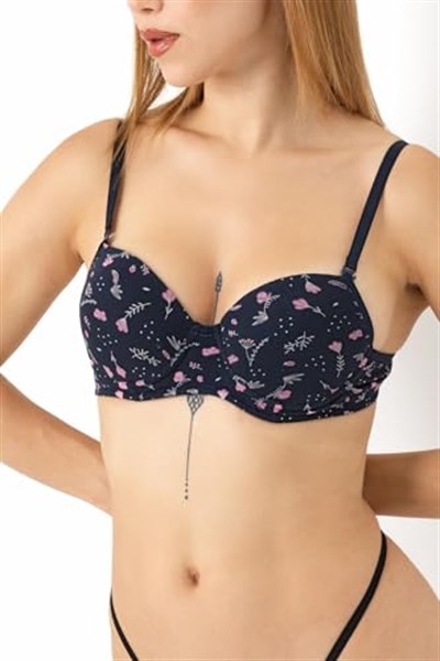 DoReMi Desenli Push Up Sütyen