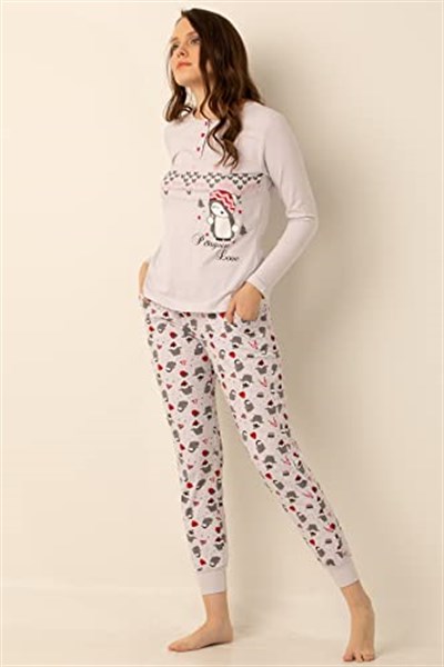 DoReMi Pamuklu Bayan Pijama Takımı