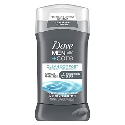 Dove Men+Care Deodorant Çubuk Alüminyumsuz Formül 48 Saat Korumalı Temiz Konfor Deodorant E Vitamini ve Üçlü Etkili Nemlendirici Erkekler için, 3 Ons (1 Paket)
