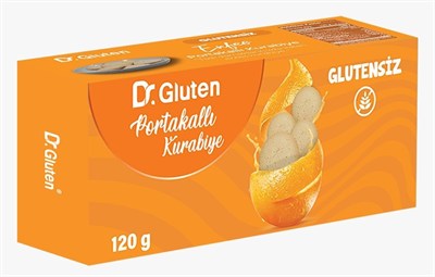 Dr. Gluten Glutensiz Portakallı Kurabiye (4 paketi)