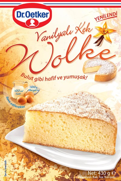 Dr. Oetker Wolke - Vanilyalı Kek 430 Gr