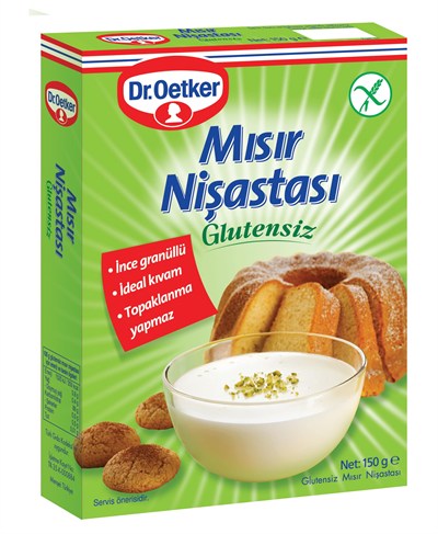 Dr. Oetker Glutensiz Mısır Nişastası 150 Gr