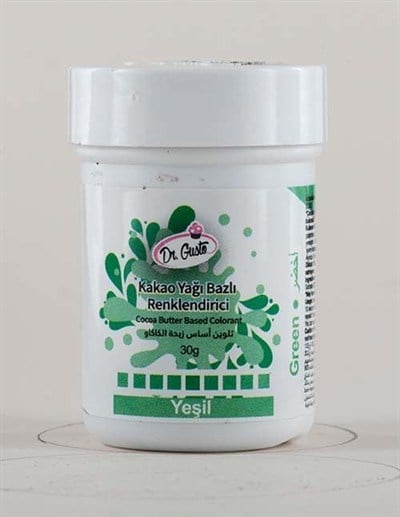 Dr. Gusto Çikolata Boyasi Yeşil (30 Gr)