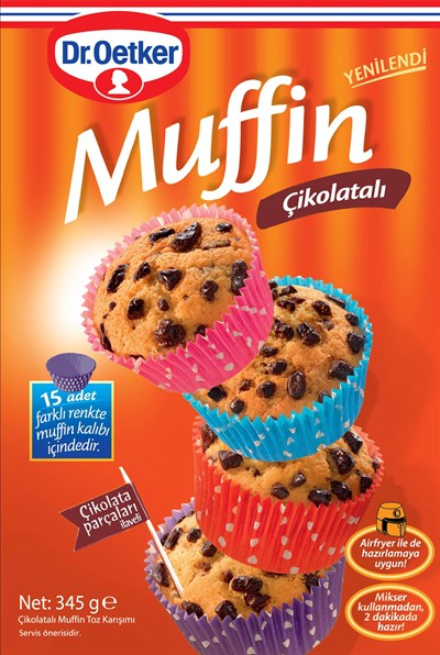 Dr. Oetker Muffin - Çikolatalı 345 Gr