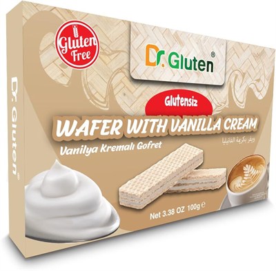Dr. Gluten Vanilyalı Gofret (Glutensiz)