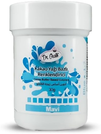 Dr. Gusto Çikolata Boyasi Mavi 30 Gr