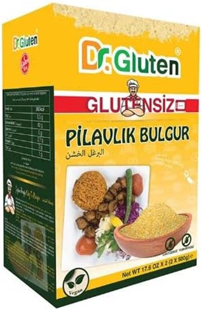 Dr. Gluten Glutensiz Pilavlık Bulgur 1000 g (Vegan-Laktozsuz-Yumurtasız)