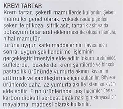 Dr.Gusto Krem Tartar 200 Gr