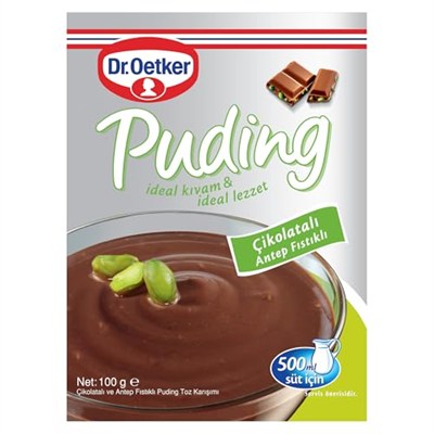 Dr. Oetker Puding Çikolatalı Antep Fıstıklı 100 Gr