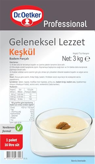 Dr. Oetker Keşkül 3 Kg