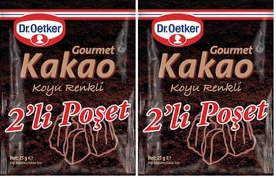 Dr. Oetker Gourmet Kakao (2 x 25gr) 2li paket