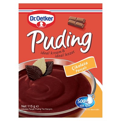 Dr. Oetker Çikolata Parçalı Puding 115 gr