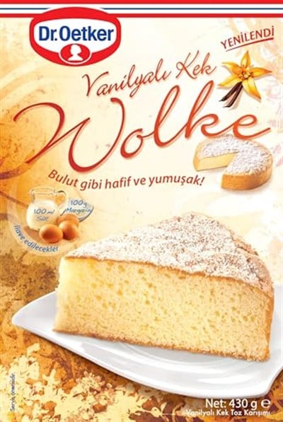 Dr. Oetker Wolke - Vanilyalı Kek 430 Gr