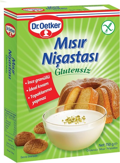 Dr. Oetker Glutensiz Mısır Nişastası 150 Gr