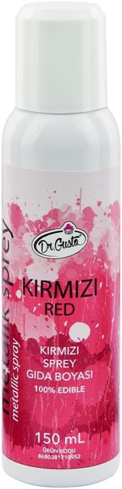 Dr.Gusto Sprey Gıda Boyası 150 Ml Pembe