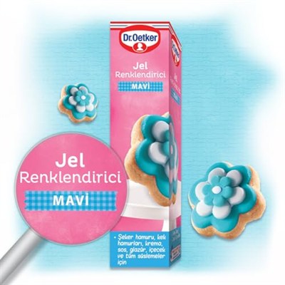 Dr. Oetker Renklendirici Jel Mavi 10 Gr