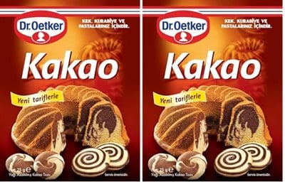 Dr. Oetker Kakao 50 Gr 2li paket