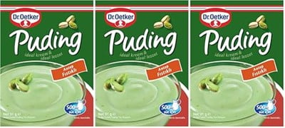 Dr. Oetker Puding Antep Fıstıklı 91 Gr 3lü paket
