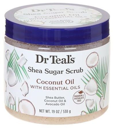 Dr.Teals Shea Sugar Scrub Coconut Oil Vücut Şeker Peeling 538GR