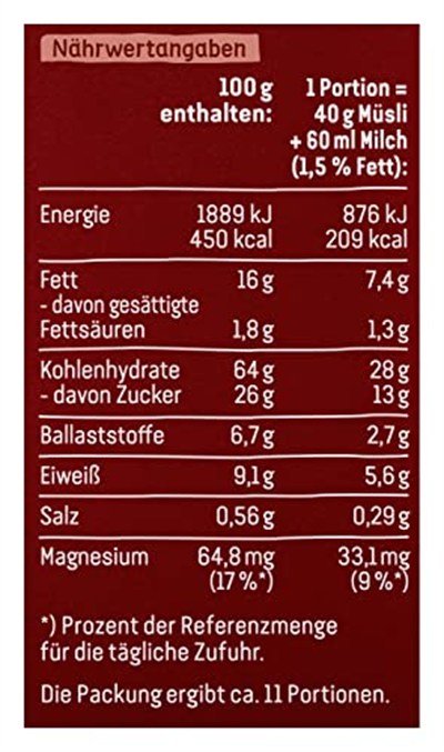 Dr. Oetker Vitalis Multi Meyveli Çıtır Müsli 450 Gr