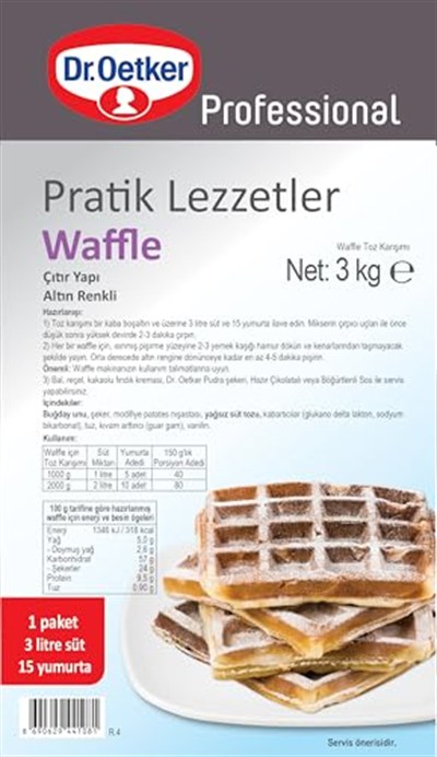 Dr. Oetker Waffle 3 Kg