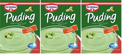 Dr. Oetker Puding Antep Fıstıklı 91 Gr 3lü paket
