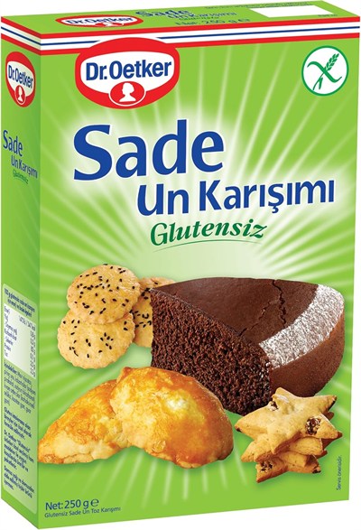 Dr. Oetker Glutensiz Sade Un Karışımı 250 Gr