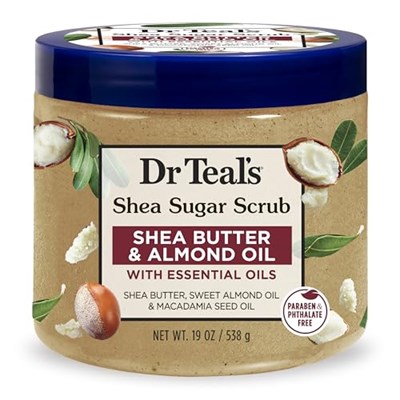 Dr.Teals Shea Sugar Scrub Shea Butter & Almond Oil Vücut Şeker Peeling 538GR