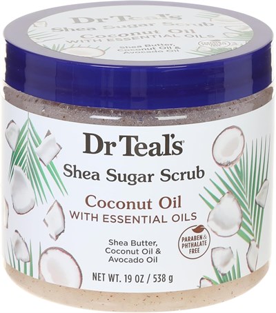 Dr.Teals Shea Sugar Scrub Coconut Oil Vücut Şeker Peeling 538GR