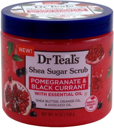 DR.Teals Pomegranate & Black Currant Shea Sugar Scrub Vücut Peelingi 538GR